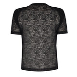 Vera Structured Shoulder Lace T-Shirt