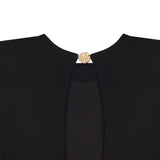 Angelina Sırt Dekolteli Uzun Elbise - No Design Store