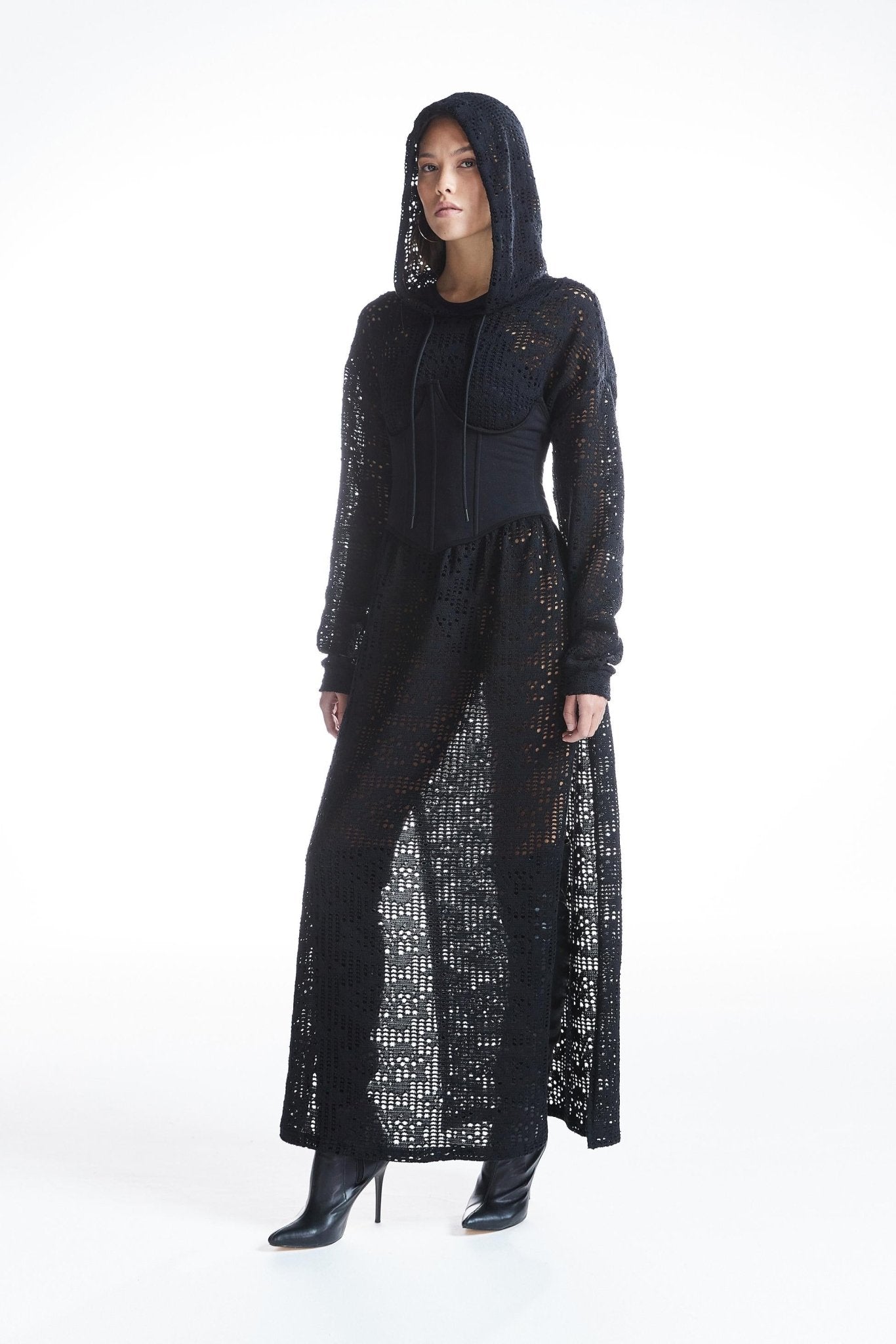 Arkadan Fermuarlı Korse - No Design Store