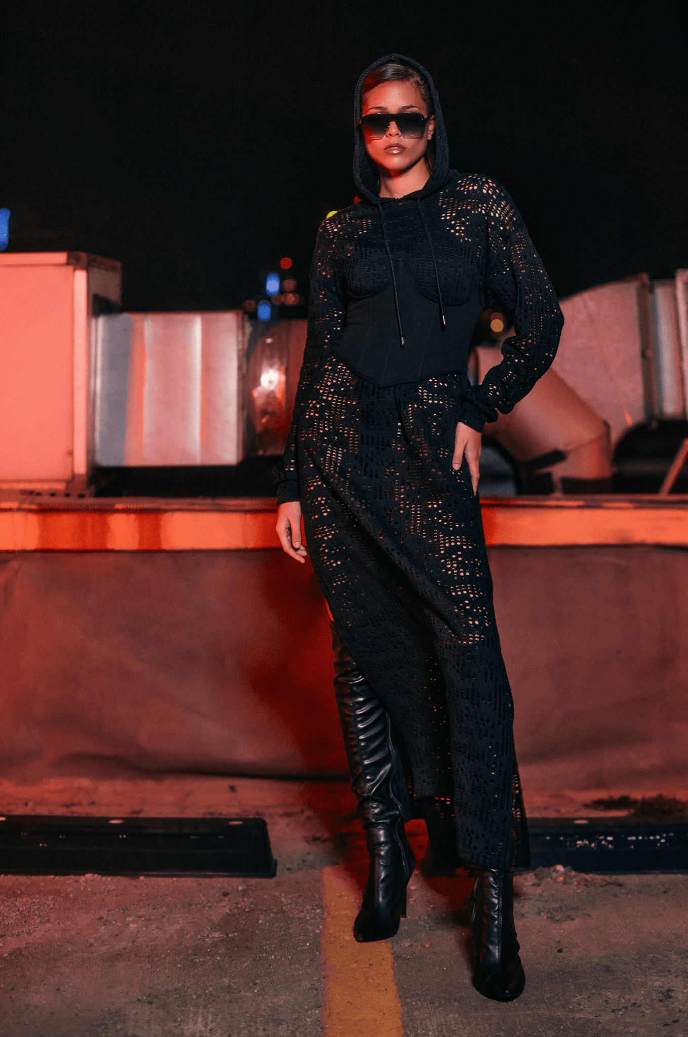 Arkadan Fermuarlı Korse - No Design Store