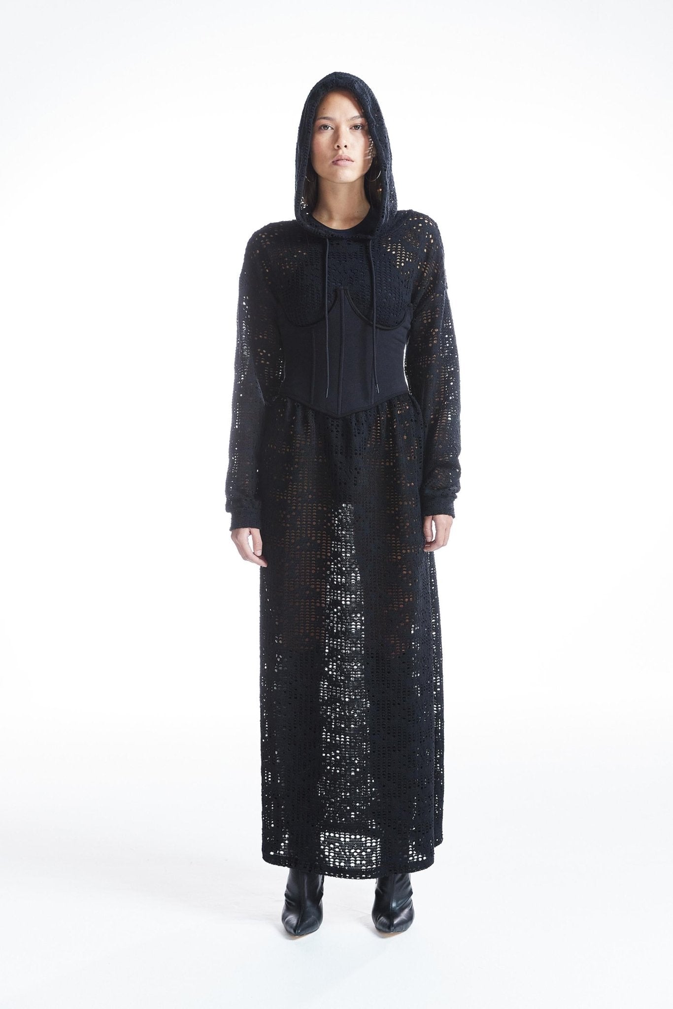 Arkadan Fermuarlı Korse - No Design Store