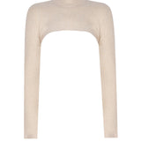 Balıkçı Yaka Triko Bolero - No Design Store