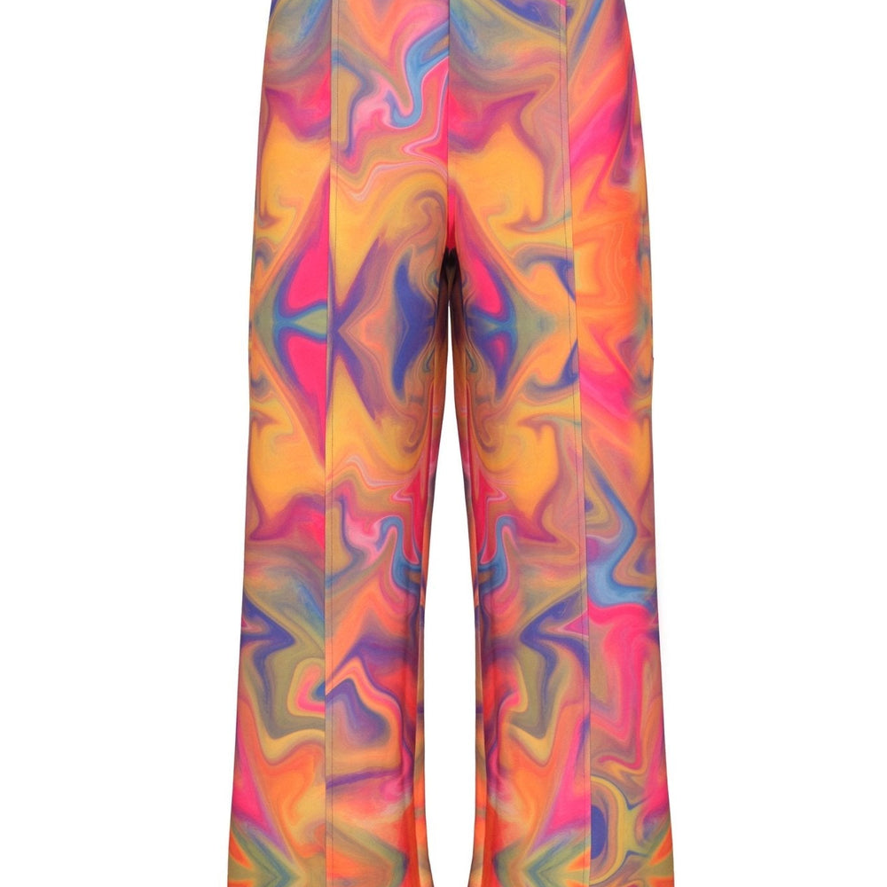 Baskılı Nervür Dikişli Kargo Pantolon - No Design Store