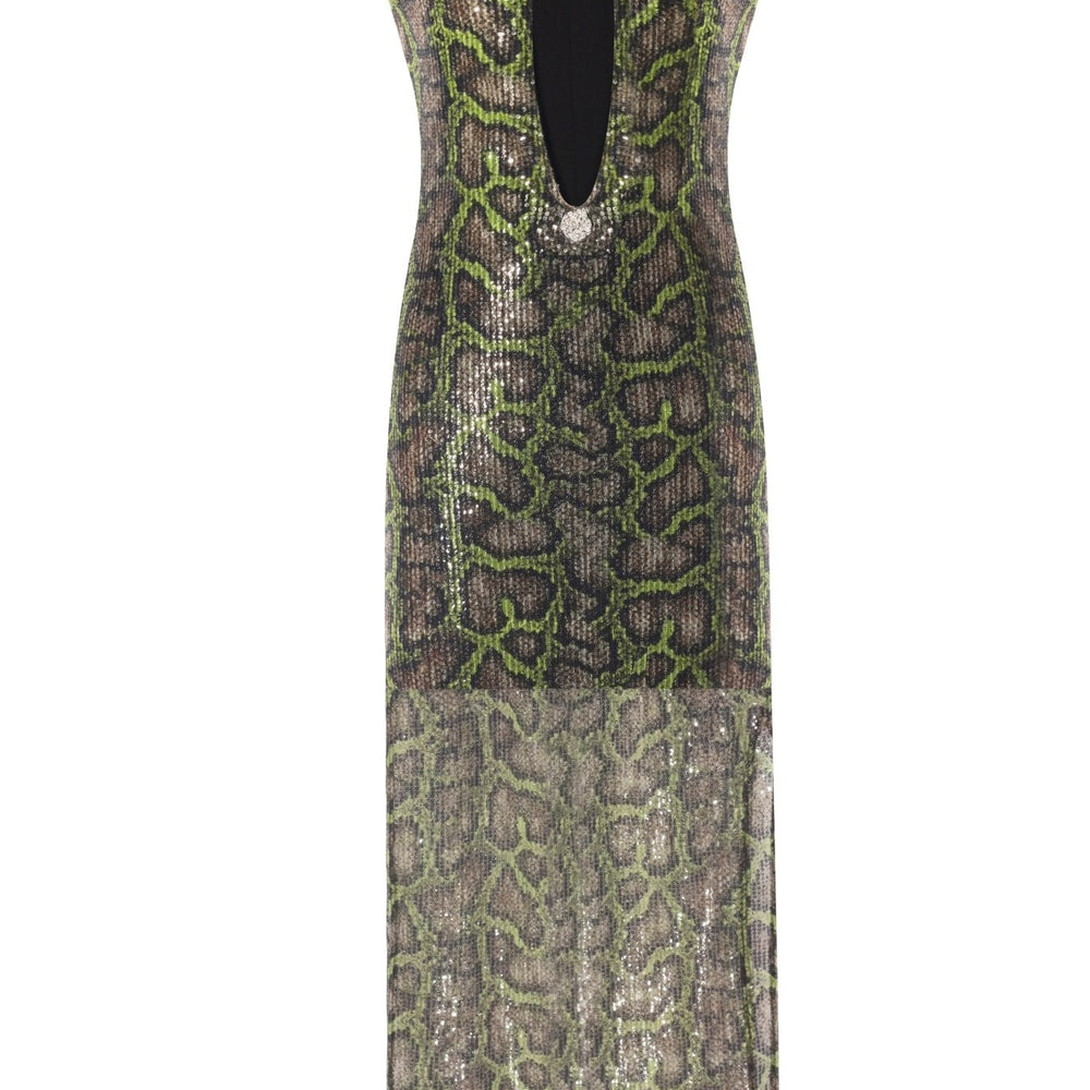 Borgia Dekolteli Uzun Elbise - No Design Store