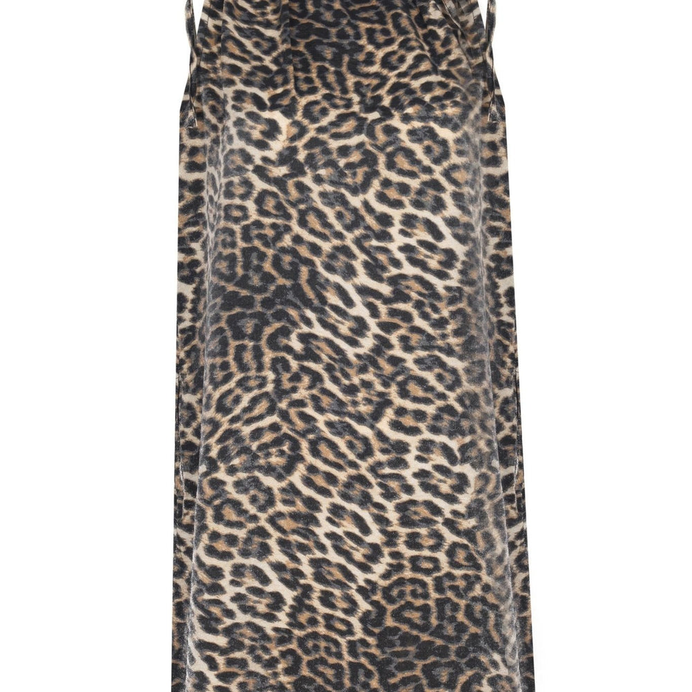 Boyundan Bağlamalı Cepli Mini Elbise - No Design Store