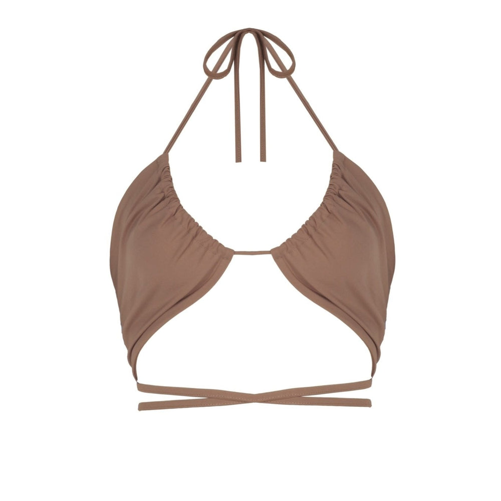 Boyundan ve Belden Bağlama Detaylı Büstiyer - No Design Store