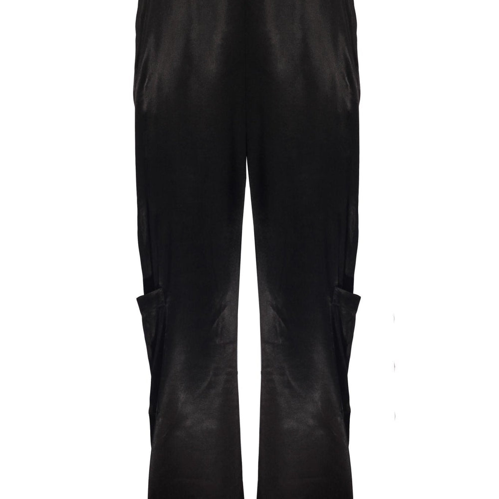 Büyük Cep Detaylı Saten Kargo Pantolon - No Design Store