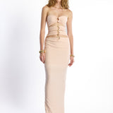 Crown Straplez Balık Form Elbise - No Design Store