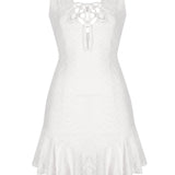 Duchess Volanlı Mini Elbise - No Design Store