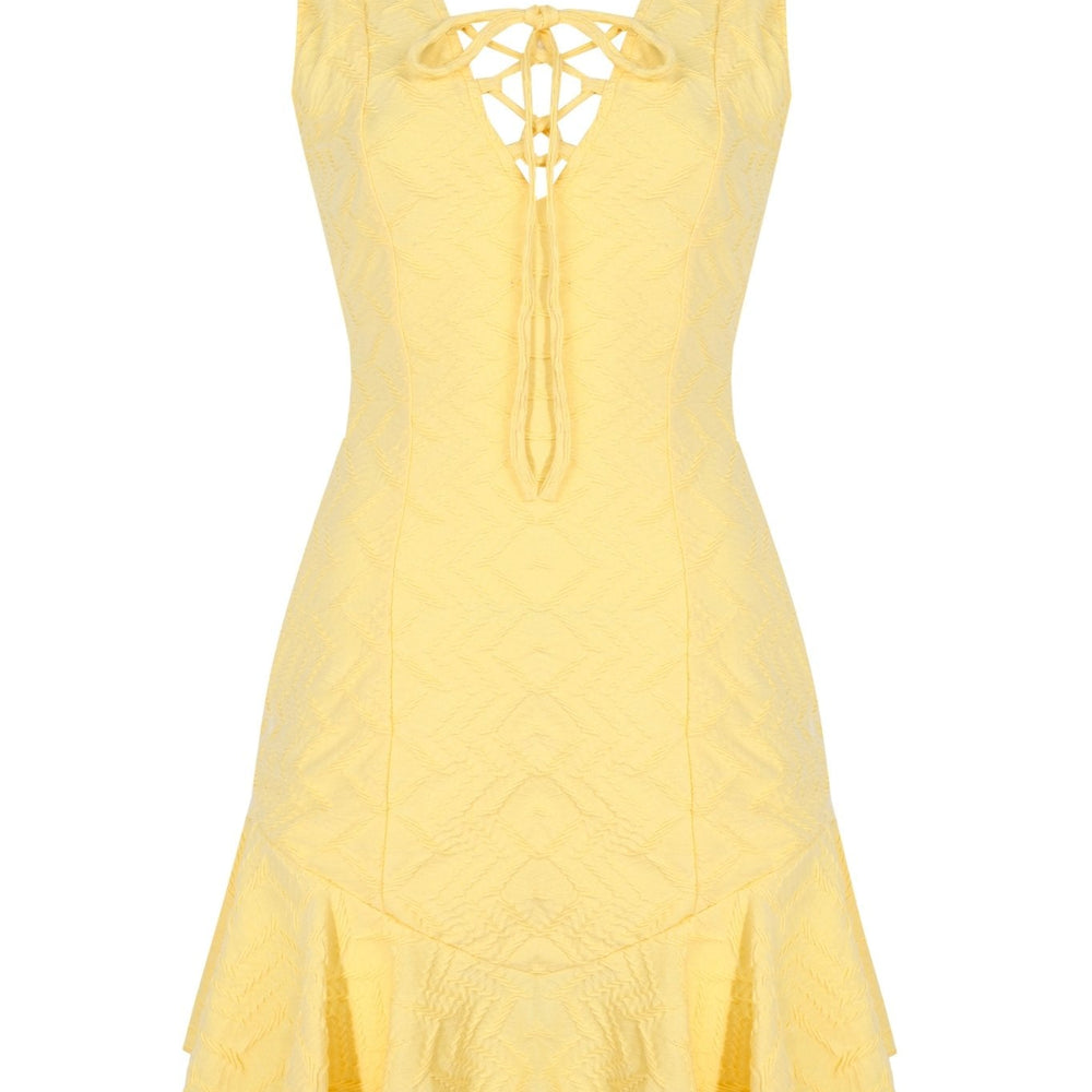 Duchess Volanlı Mini Elbise - No Design Store