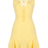 Duchess Volanlı Mini Elbise - No Design Store