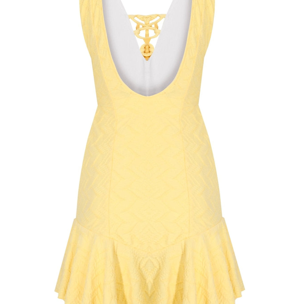 Duchess Volanlı Mini Elbise - No Design Store