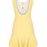 Duchess Volanlı Mini Elbise - No Design Store
