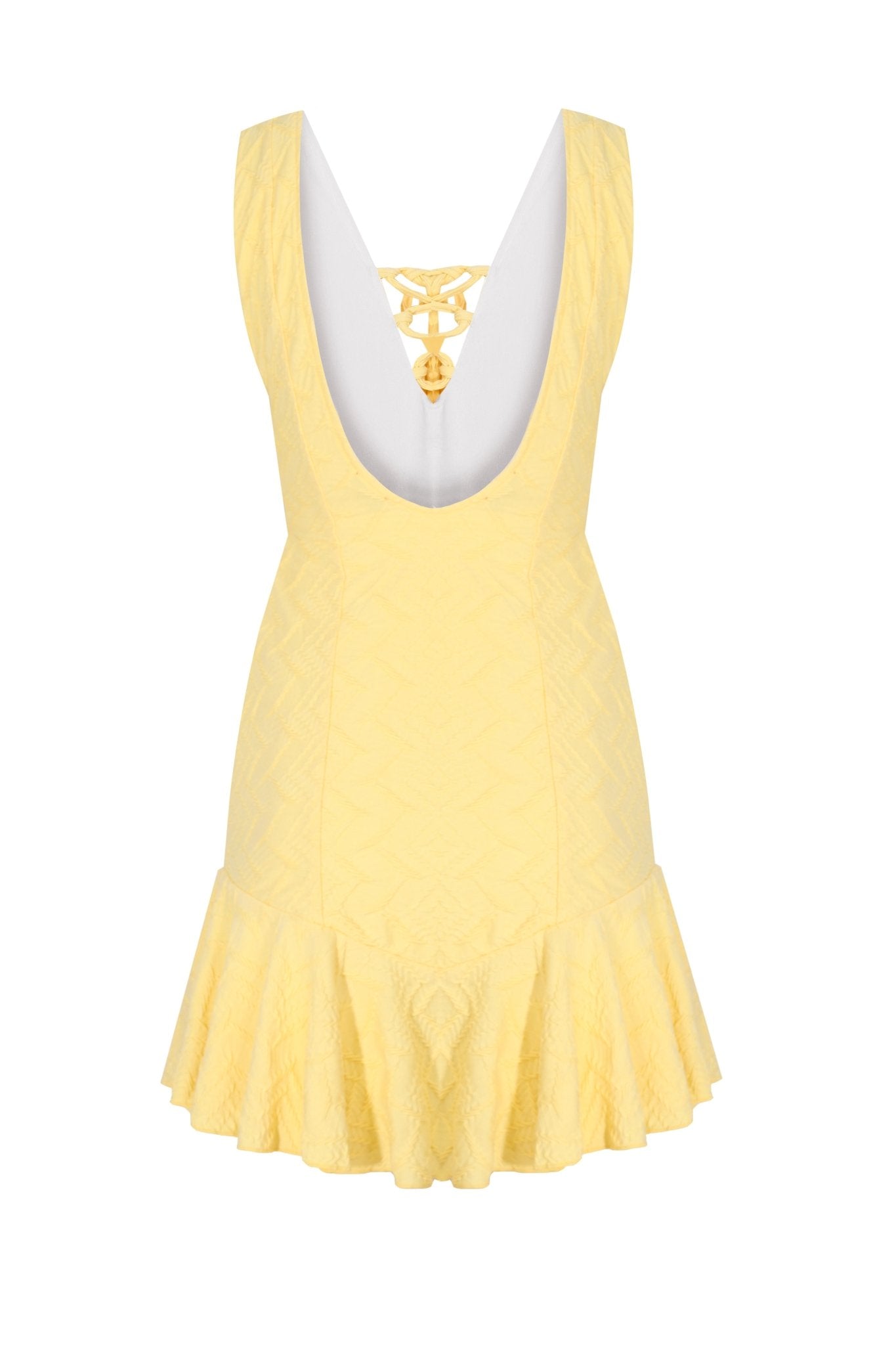 Duchess Volanlı Mini Elbise - No Design Store