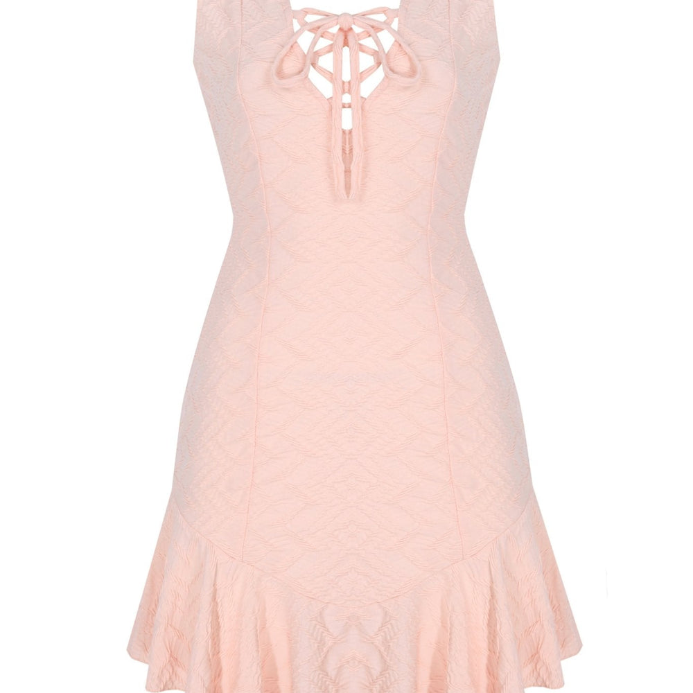 Duchess Volanlı Mini Elbise - No Design Store