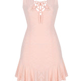 Duchess Volanlı Mini Elbise - No Design Store