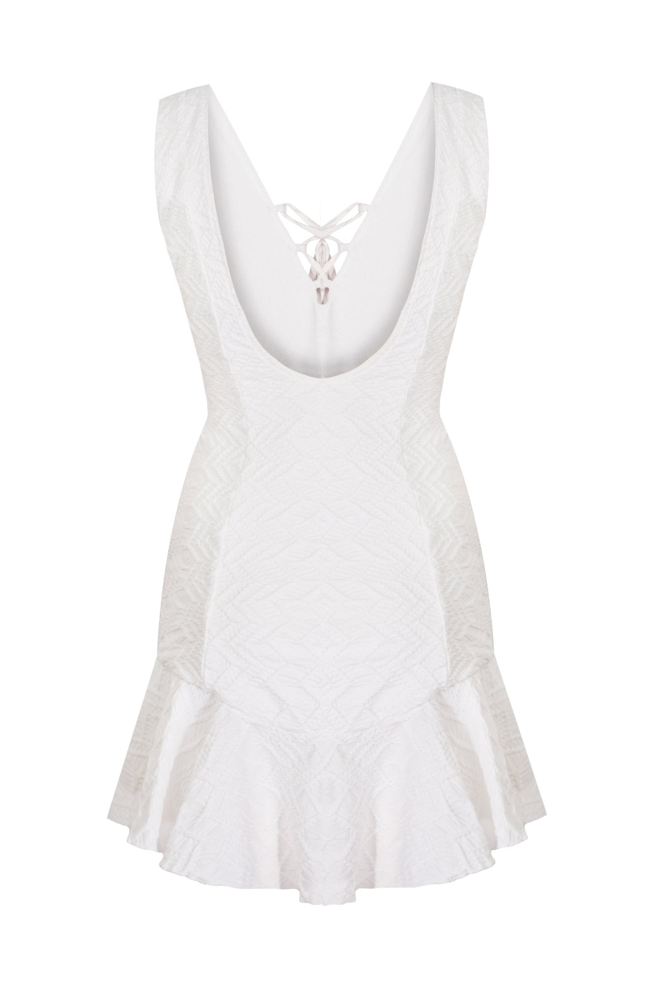 Duchess Volanlı Mini Elbise - No Design Store