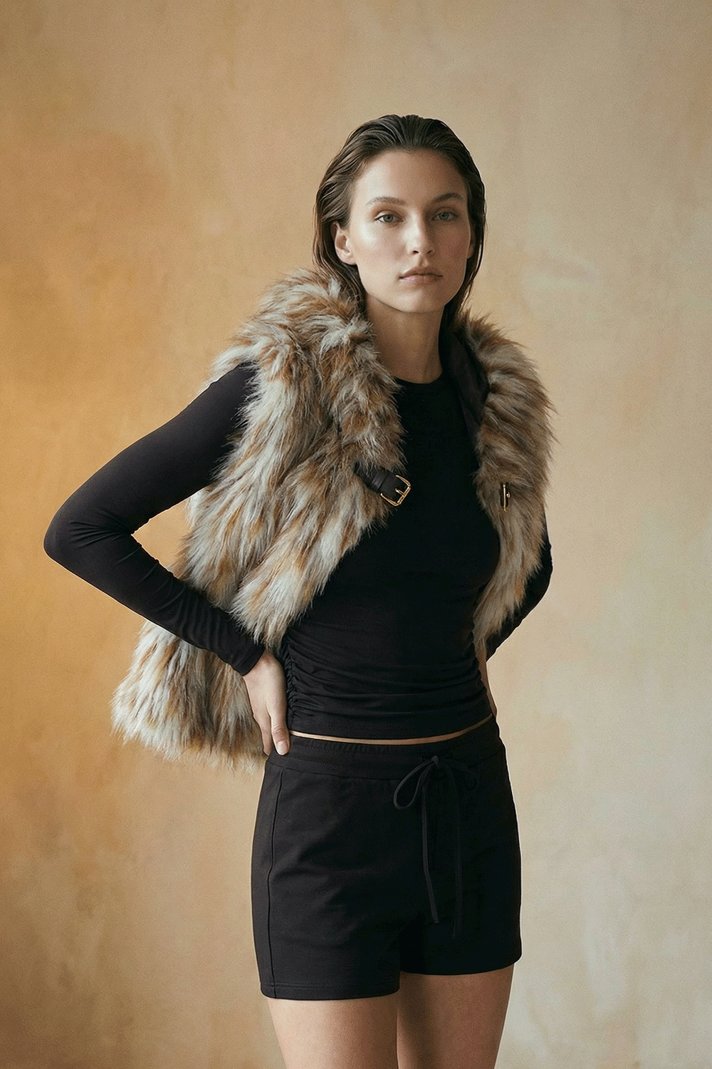 Dusk Kapişonlu Yelek - No Design Store