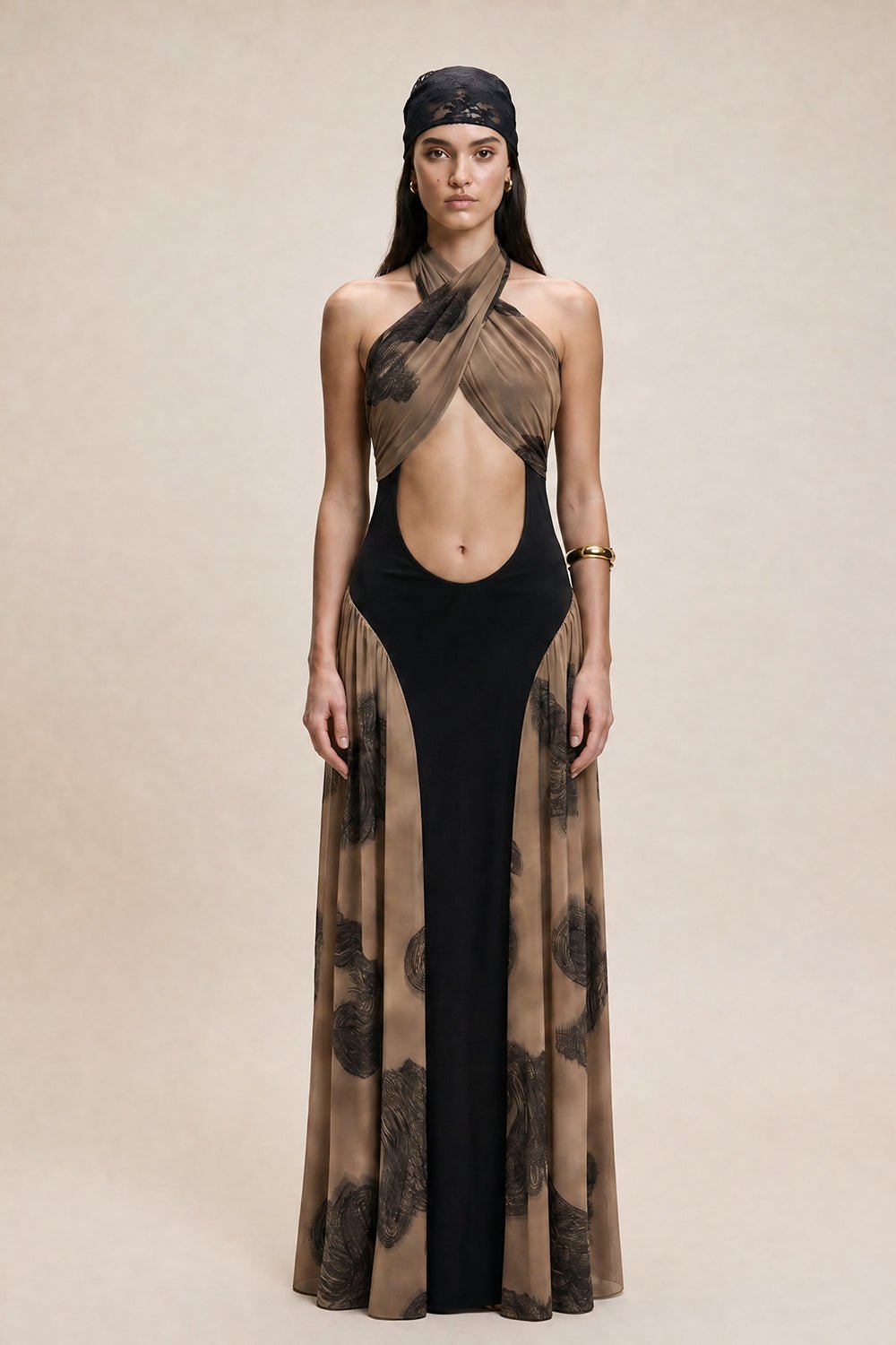Elara Uzun Elbise - No Design Store