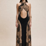 Elara Uzun Elbise - No Design Store