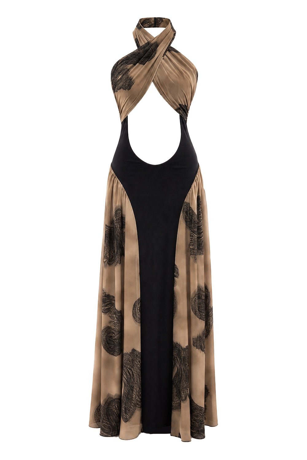 Elara Uzun Elbise - No Design Store
