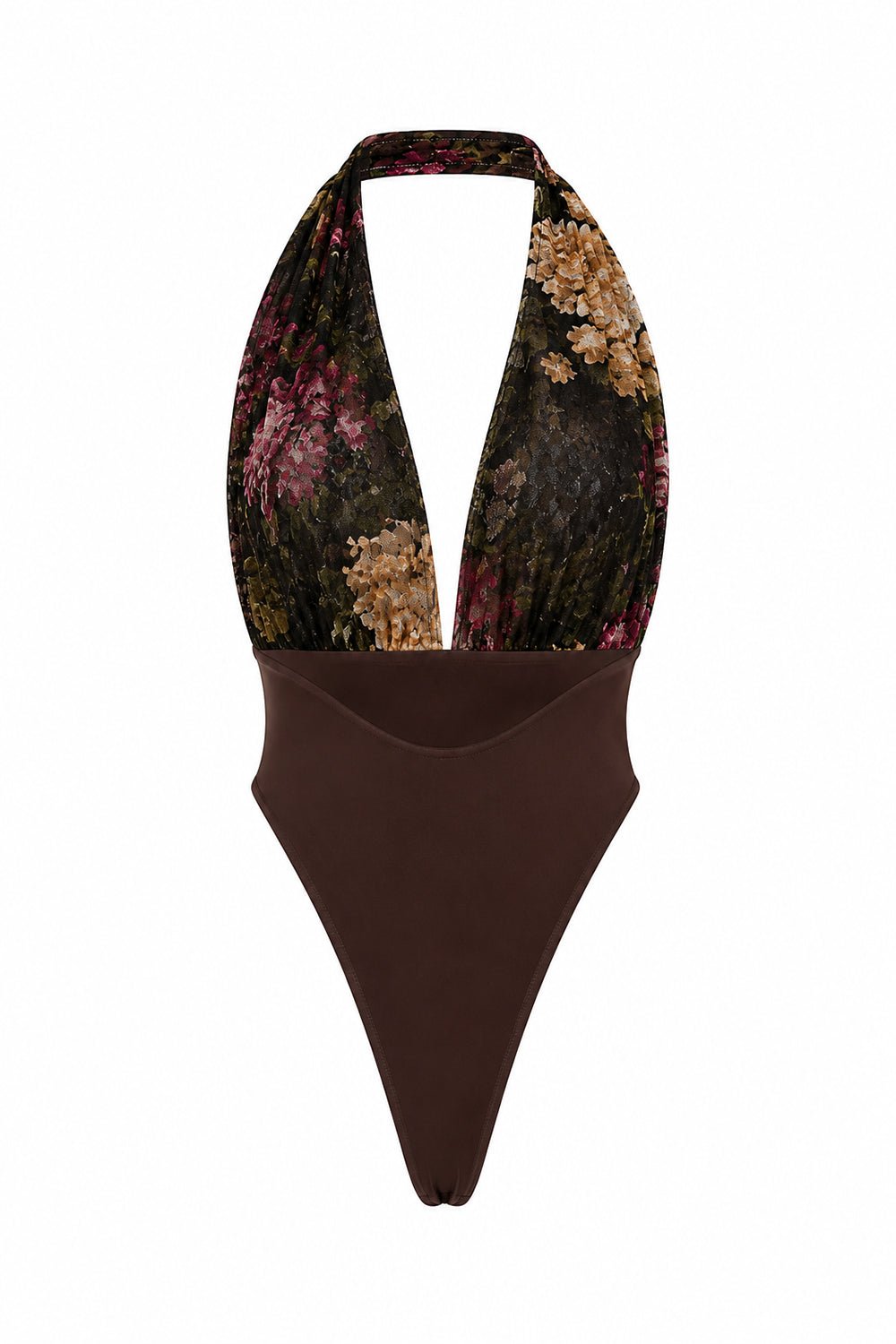 Elira Derin V Yaka Bodysuit - No Design Store
