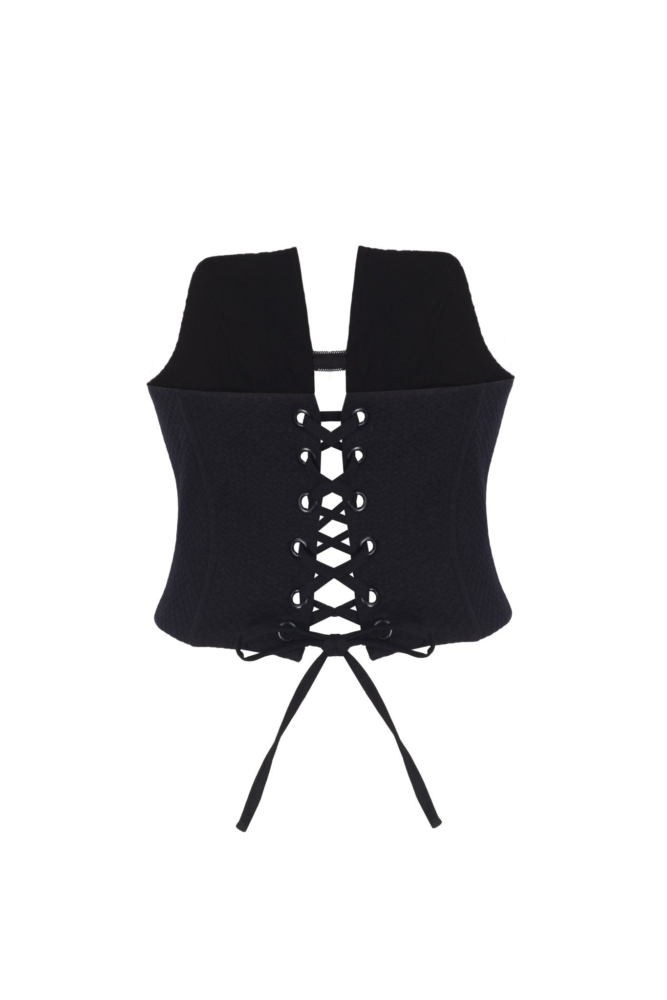 Elizabeth Düğme Detaylı Arkadan Bağlamalı Korse - No Design Store