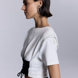 Elora Vatkalı Crop Top - No Design Store