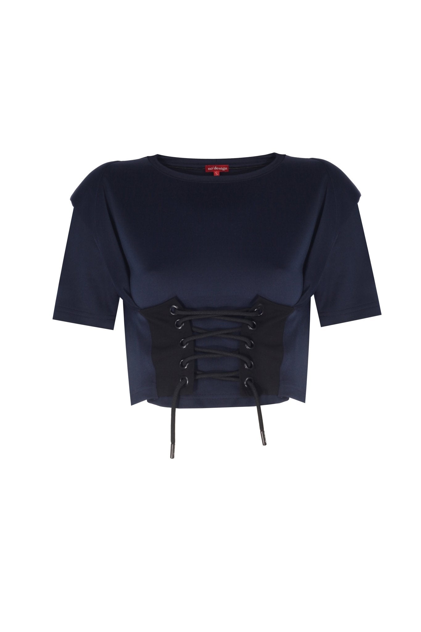 Elora Vatkalı Crop Top - No Design Store