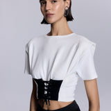 Elora Vatkalı Crop Top - No Design Store