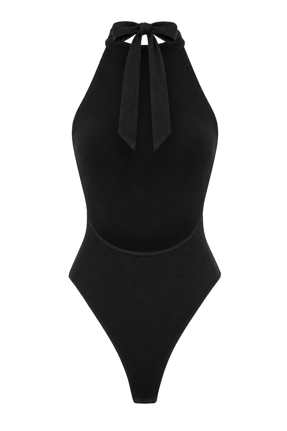 Elva Boyundan Bağlamalı Bodysuit - No Design Store