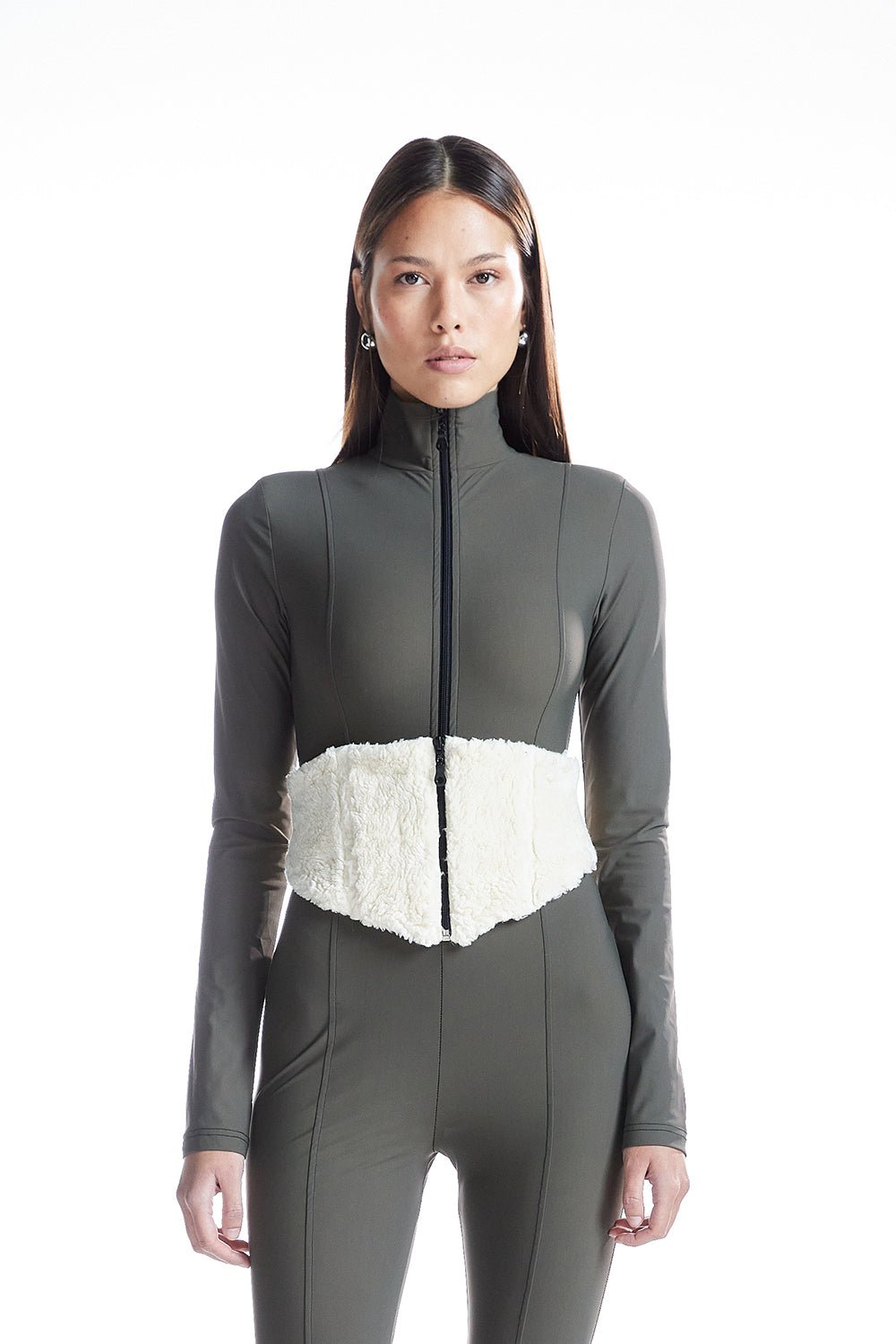 Fermuarlı Teddy Korse - No Design Store