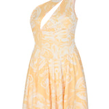 Fleur Tek Kol Mini Elbise - No Design Store