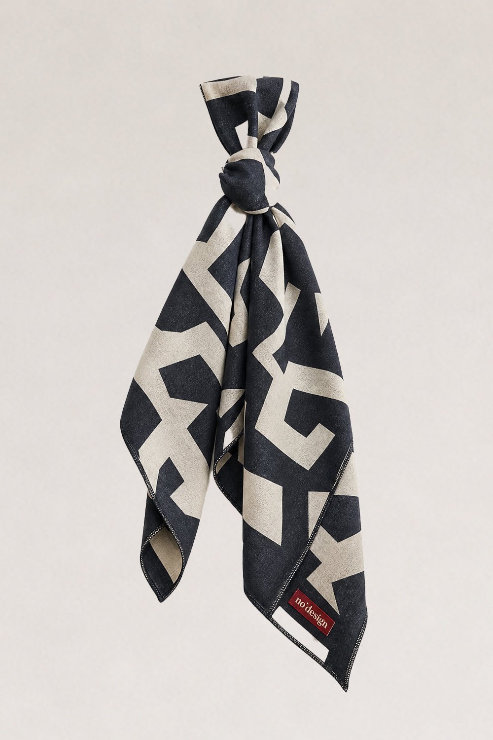 Geometrik Desenli Fular Bandana - No Design Store