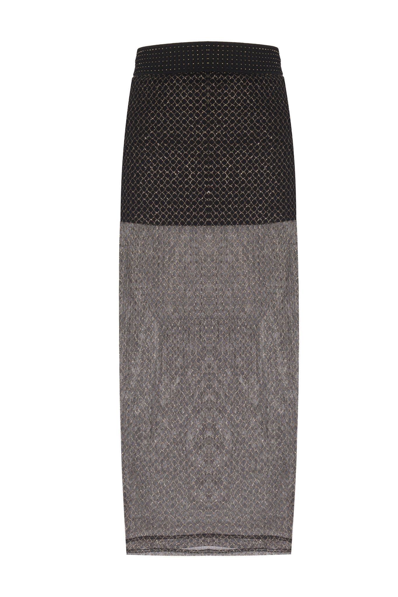 Maria Beli Lastikli Astarlı Kalem Etek - No Design Store