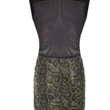 Marlene Transparan Mini Elbise - No Design Store
