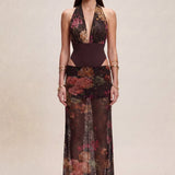 Mirelle Transparan Maxi Etek - No Design Store