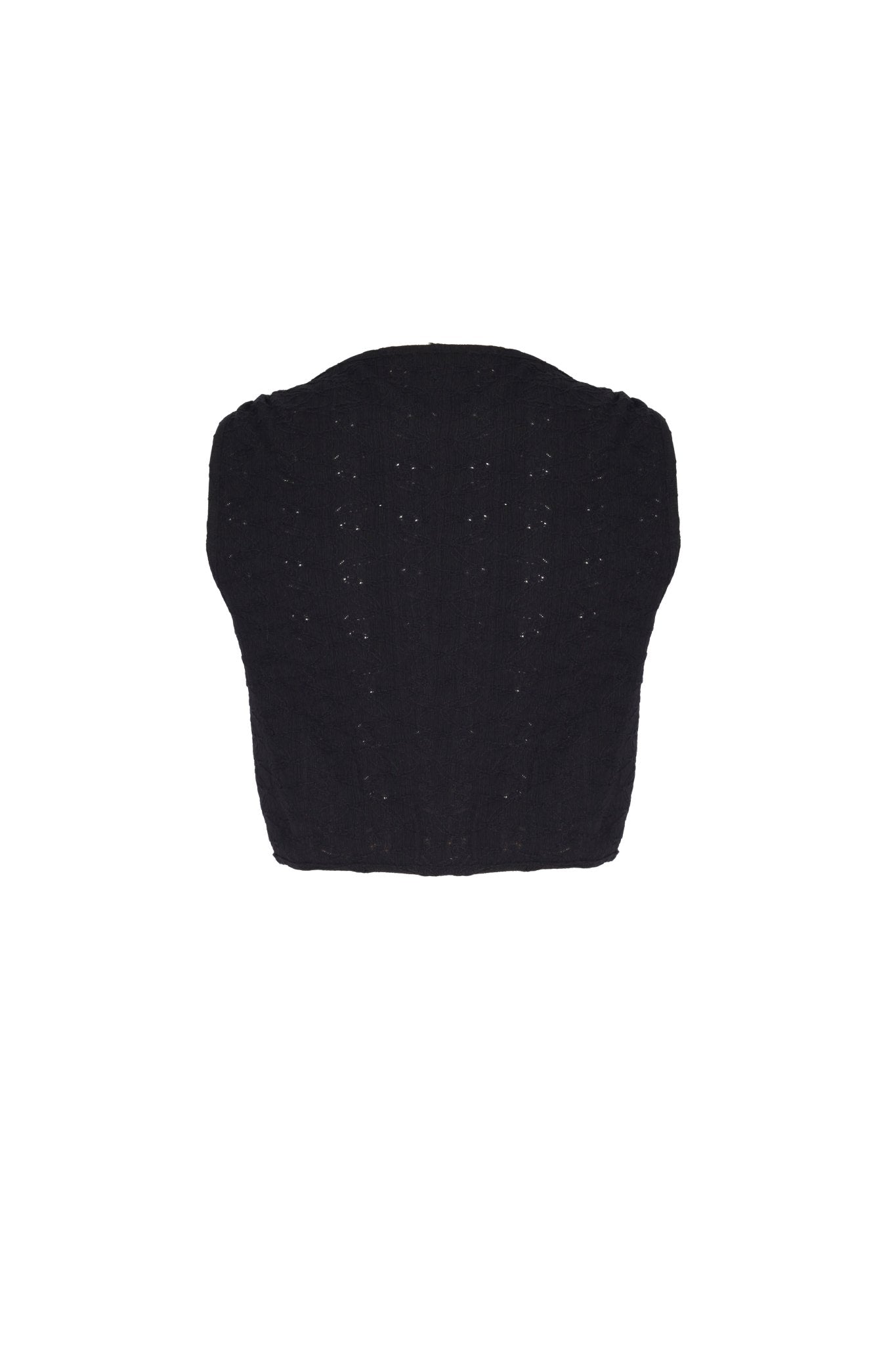 Myth Toka Detaylı Crop Top - No Design Store