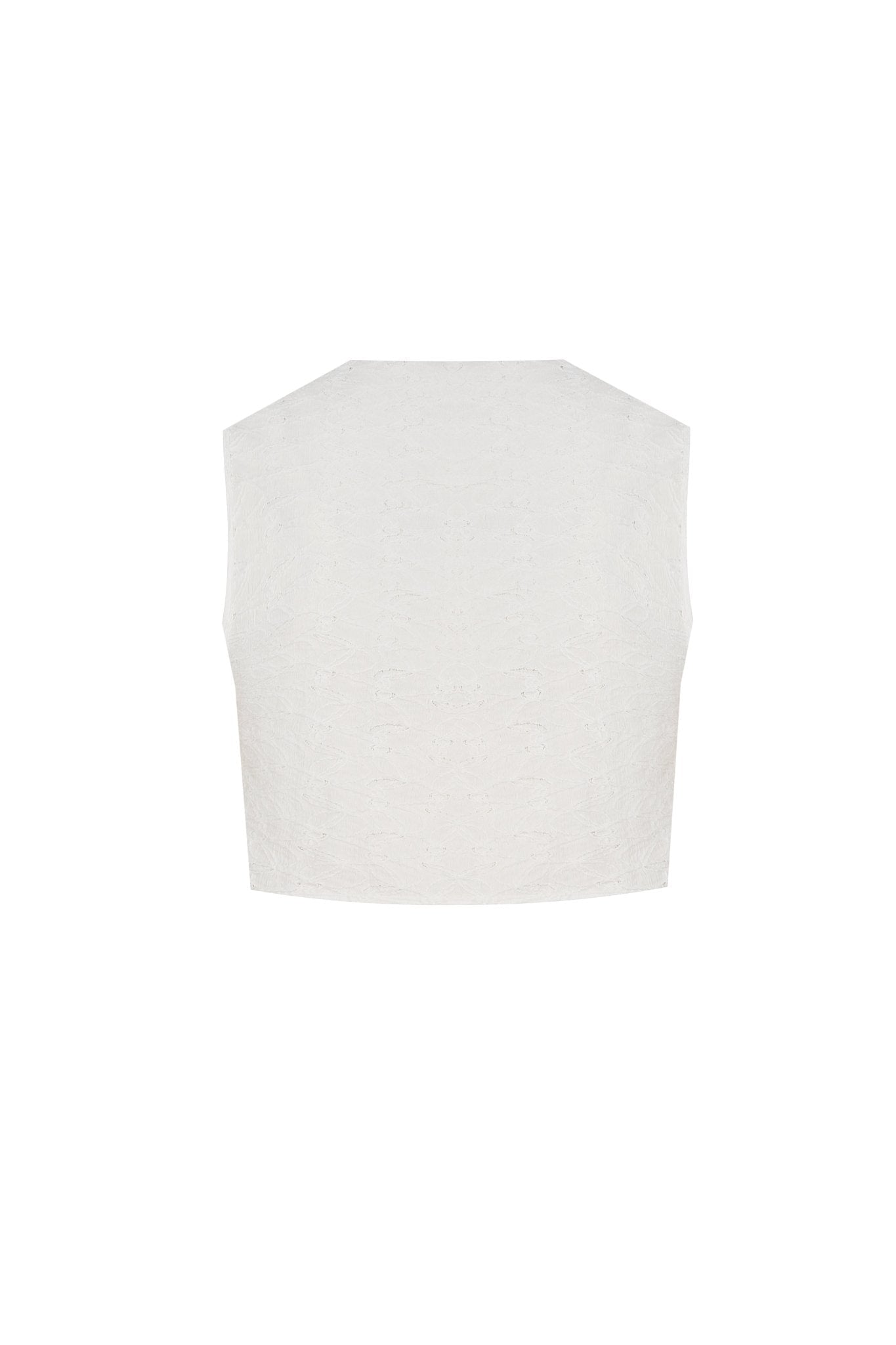 Myth Toka Detaylı Crop Top - No Design Store
