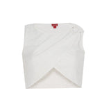 Myth Toka Detaylı Crop Top - No Design Store