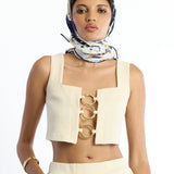 Noble Tokalı Crop Top - No Design Store