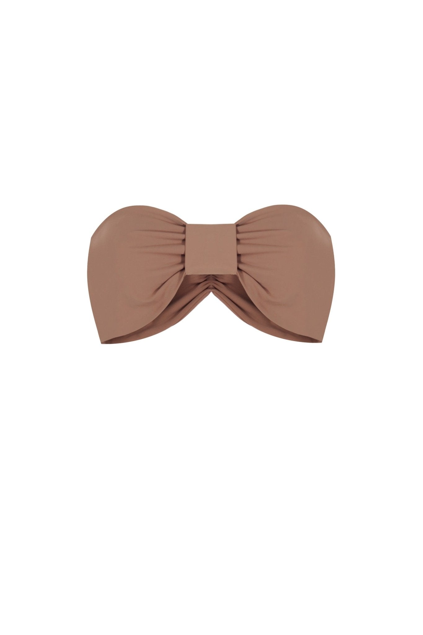 Ön Büzgü Detaylı Straplez Büstiyer - No Design Store