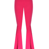 Önü Fırfırlı İspanyol Paça Pantolon - No Design Store