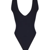 Önü V Yaka Dekolteli Bodysuit - No Design Store