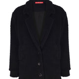 Oversize Düğmeli Teddy Kısa Kaban - No Design Store