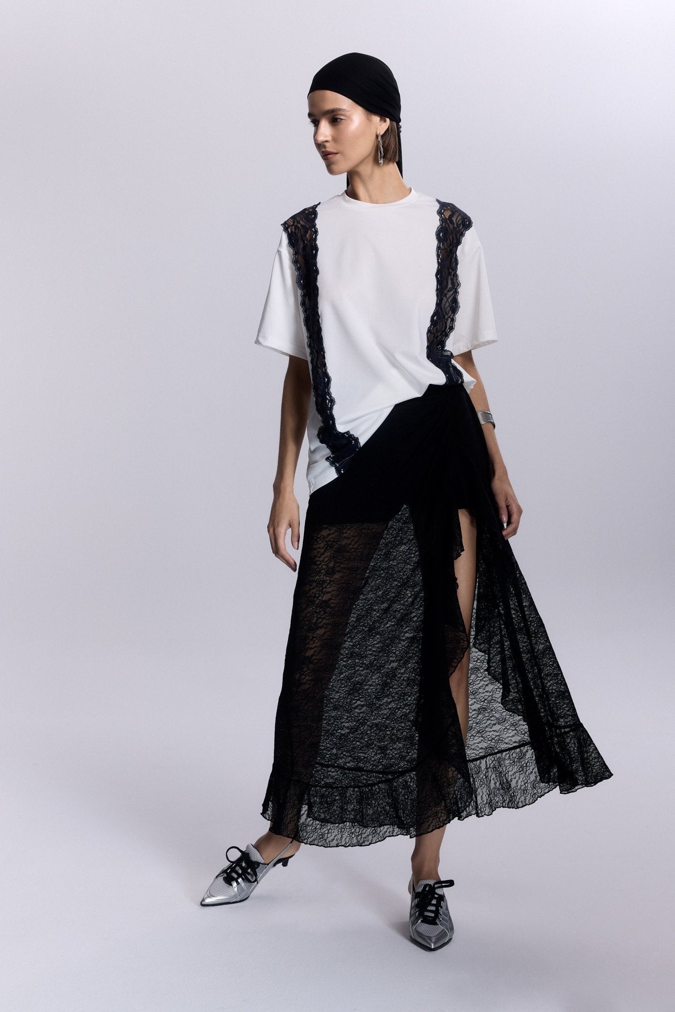 Selena Dantel Maxi Etek - No Design Store