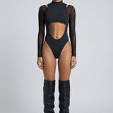 Long Sleeve Cut-Out Bodysuit