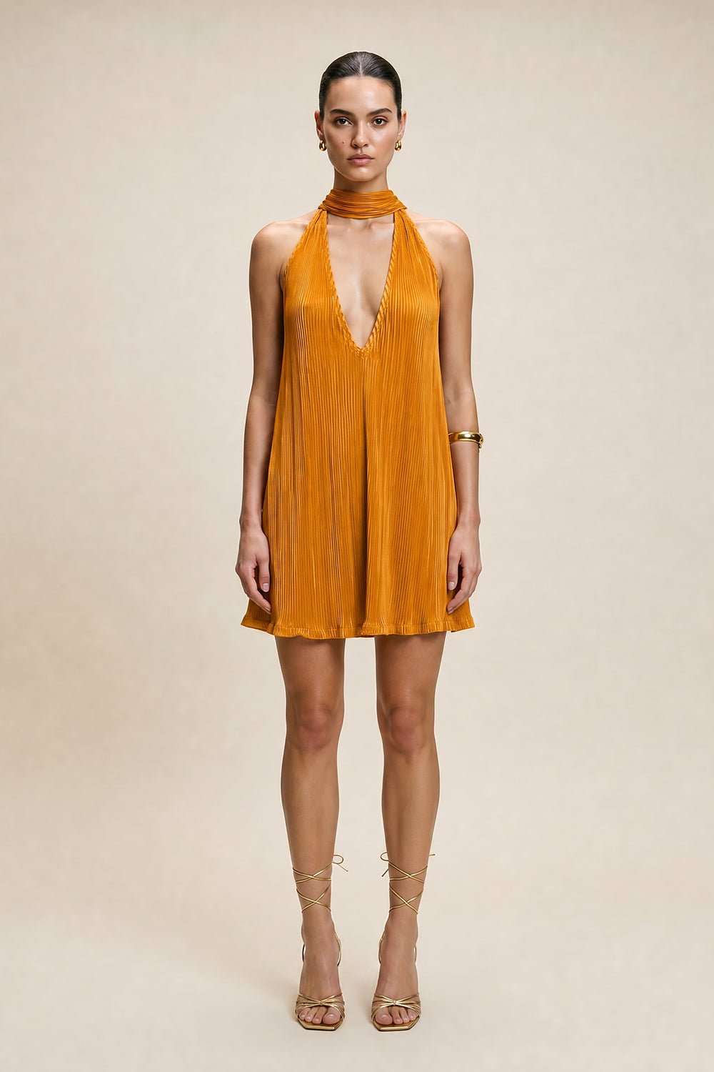 Sunray Mini Elbise - No Design Store