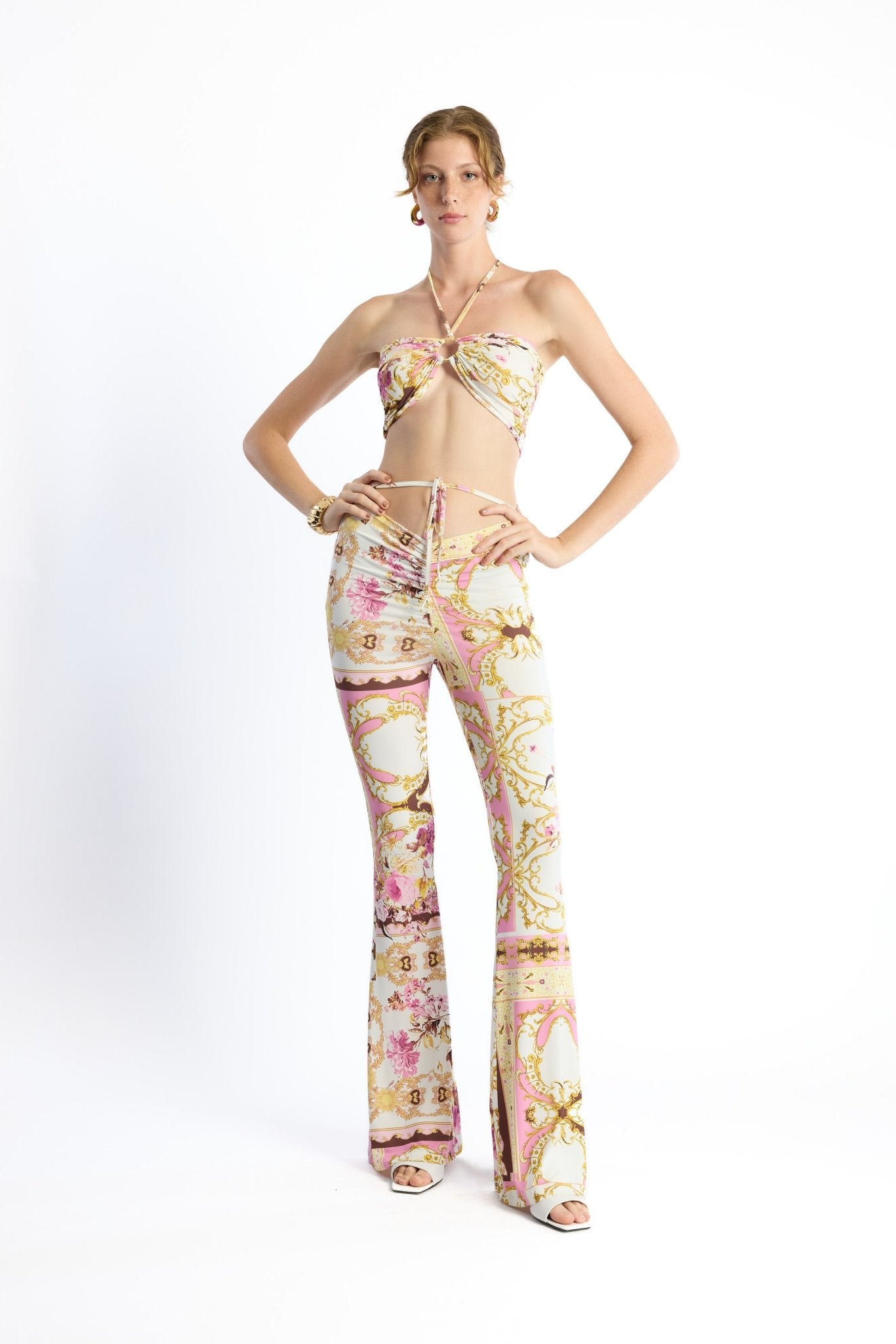 Sway Büzgülü İspanyol Paça Pantolon - No Design Store