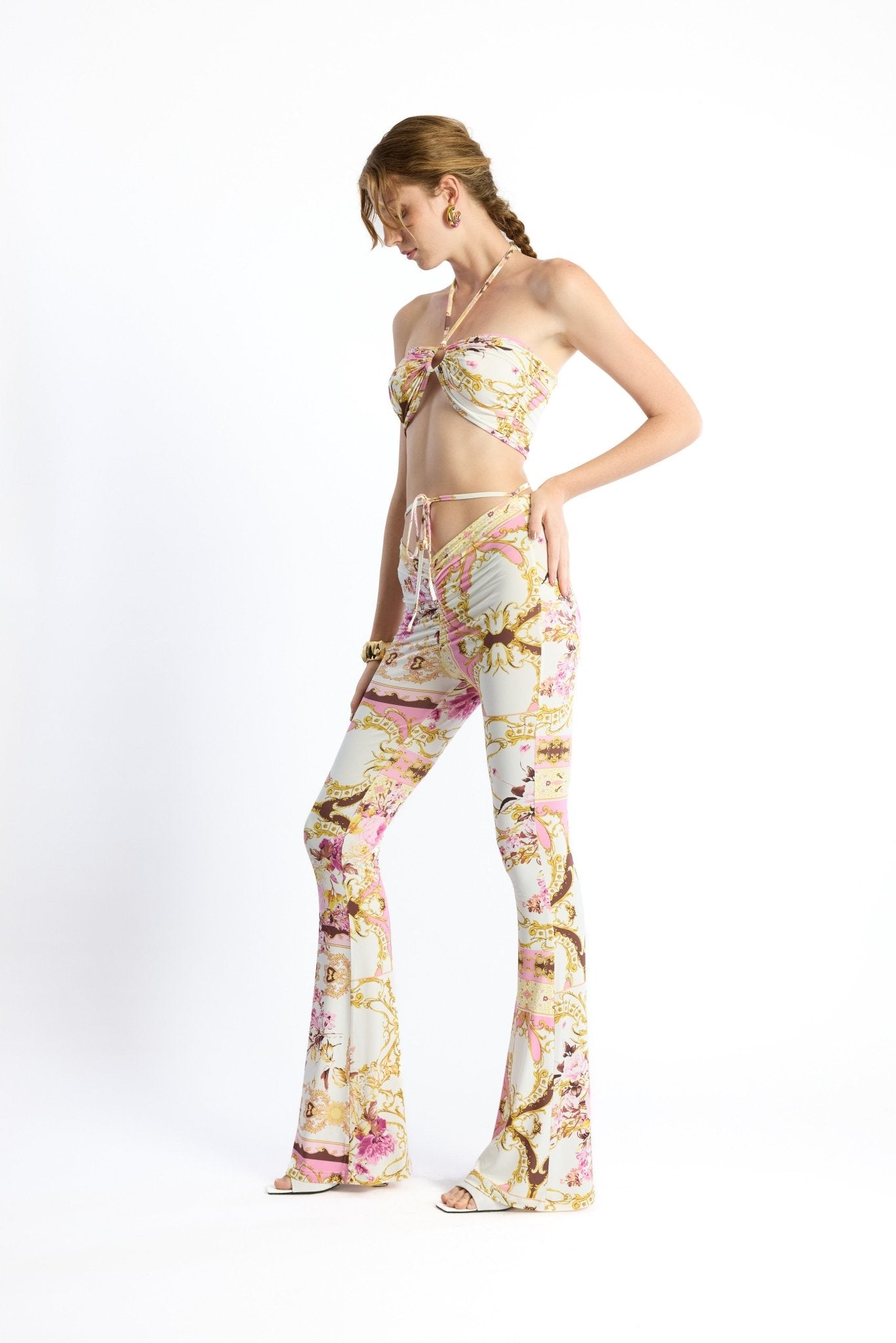Sway Büzgülü İspanyol Paça Pantolon - No Design Store
